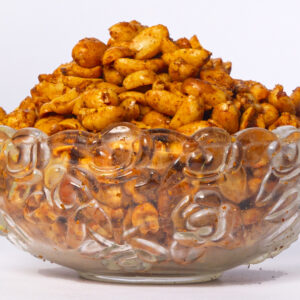 Spicy Peanuts in a bowl with a vibrant mix of spices